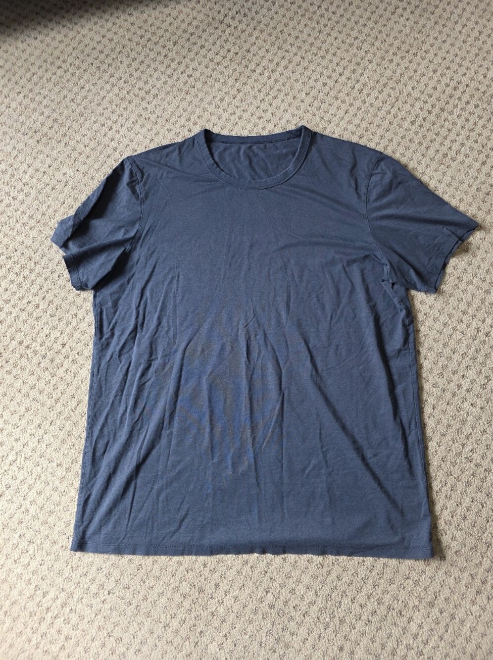 lululemon athletica Navy Crew Neck Short Sleeve Tee